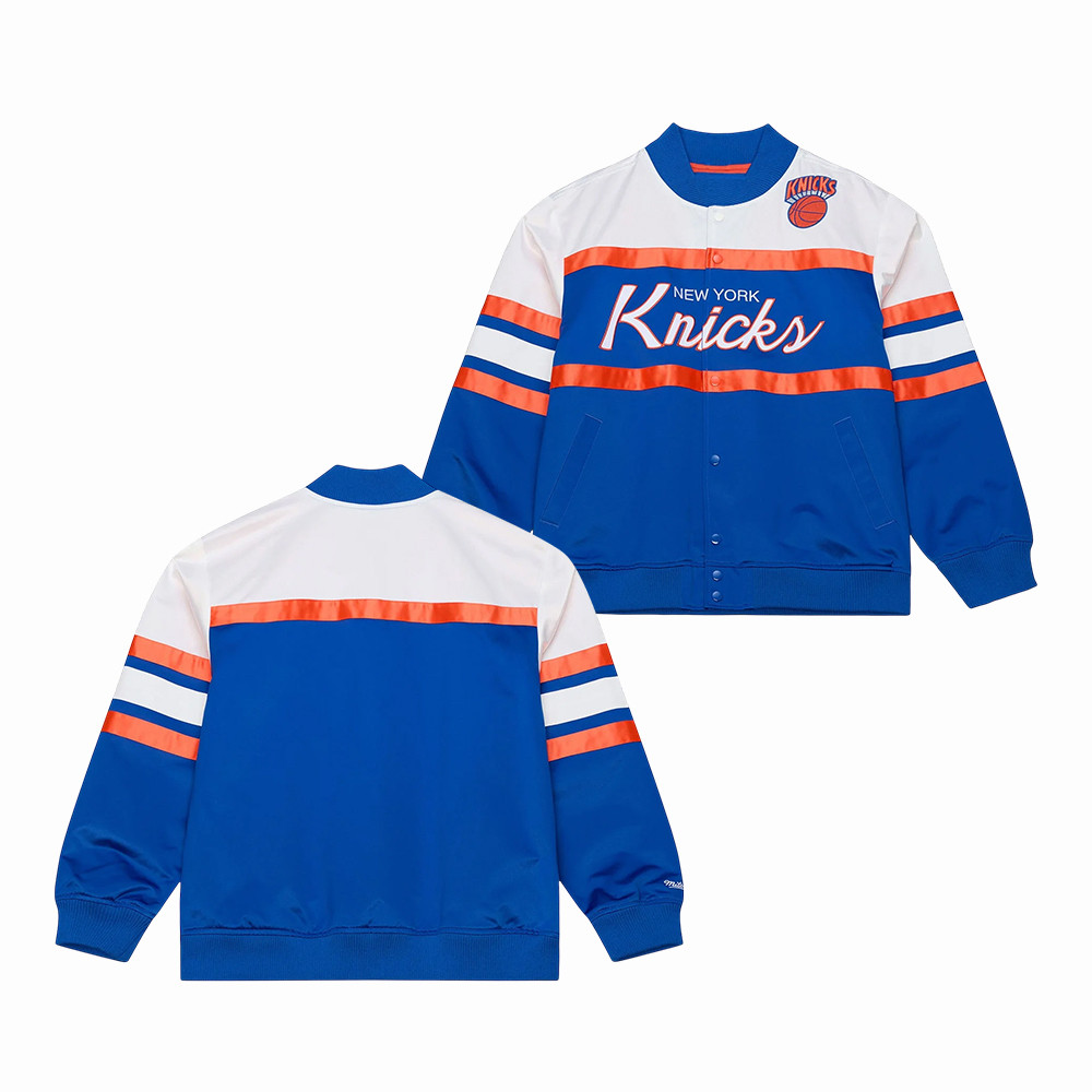 Mitchell & Ness New York Knicks Basketball Jacket Game Day Clothing Basketball Lover Gift Idea