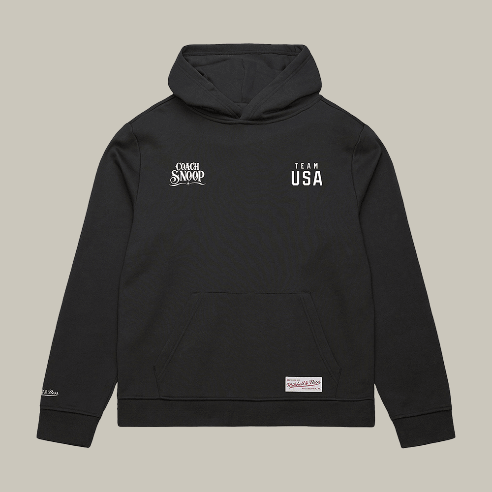 Mitchell & Ness Team USA Coach Snoop Hoodie Milano Cortina 2026 Hooded Sweatshirt