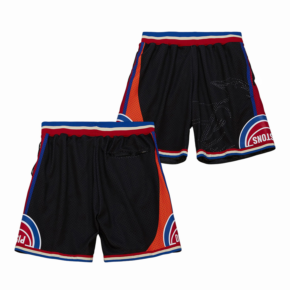 Mitchell & Ness Two18 Pistons Mesh Detroit Pistons Merch Gift For Streetwear Fans