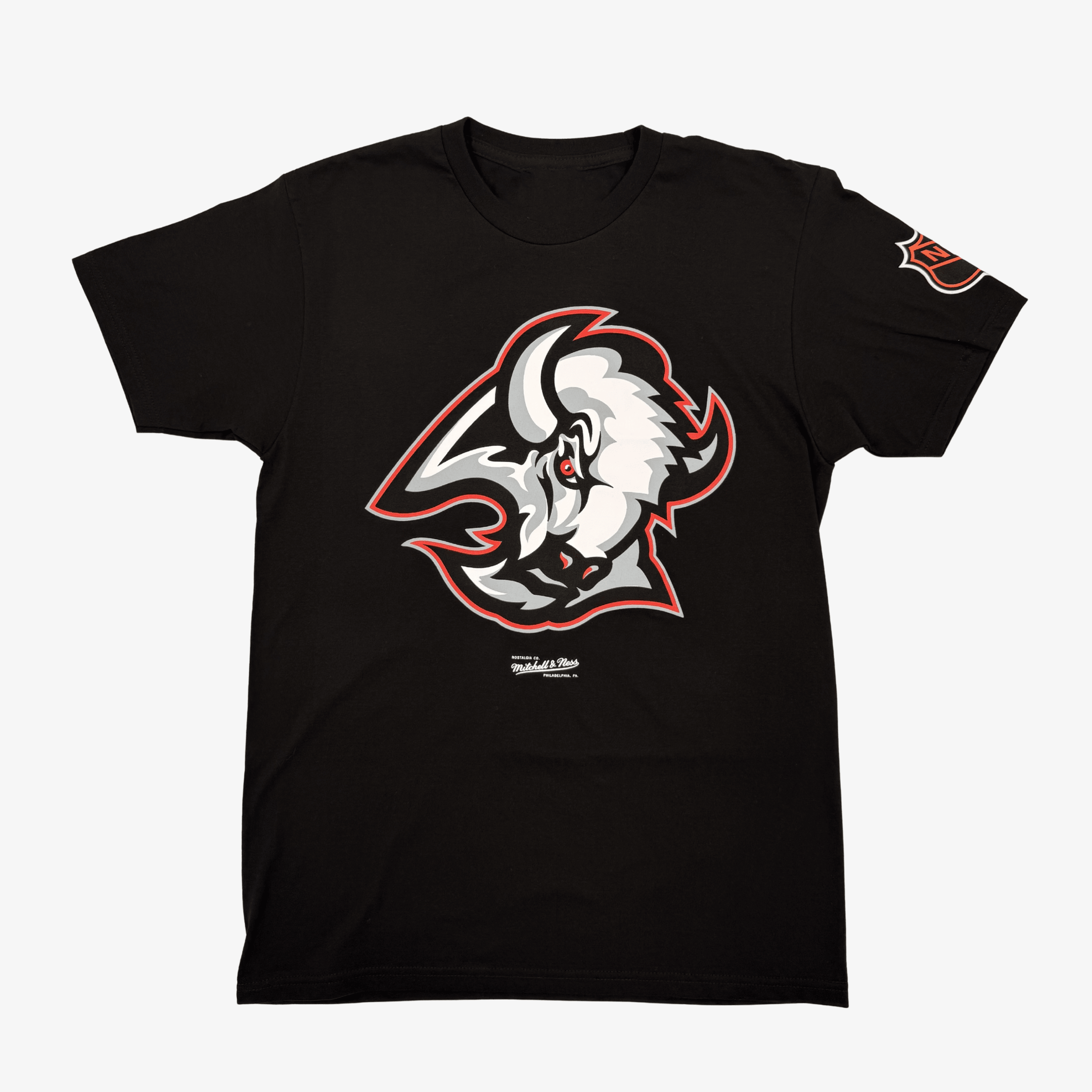 Mitchell And Ness Buffalo Sabres Black T-Shirt Buffalo Sabres Apparel Gift Ideas For Hockey Lovers