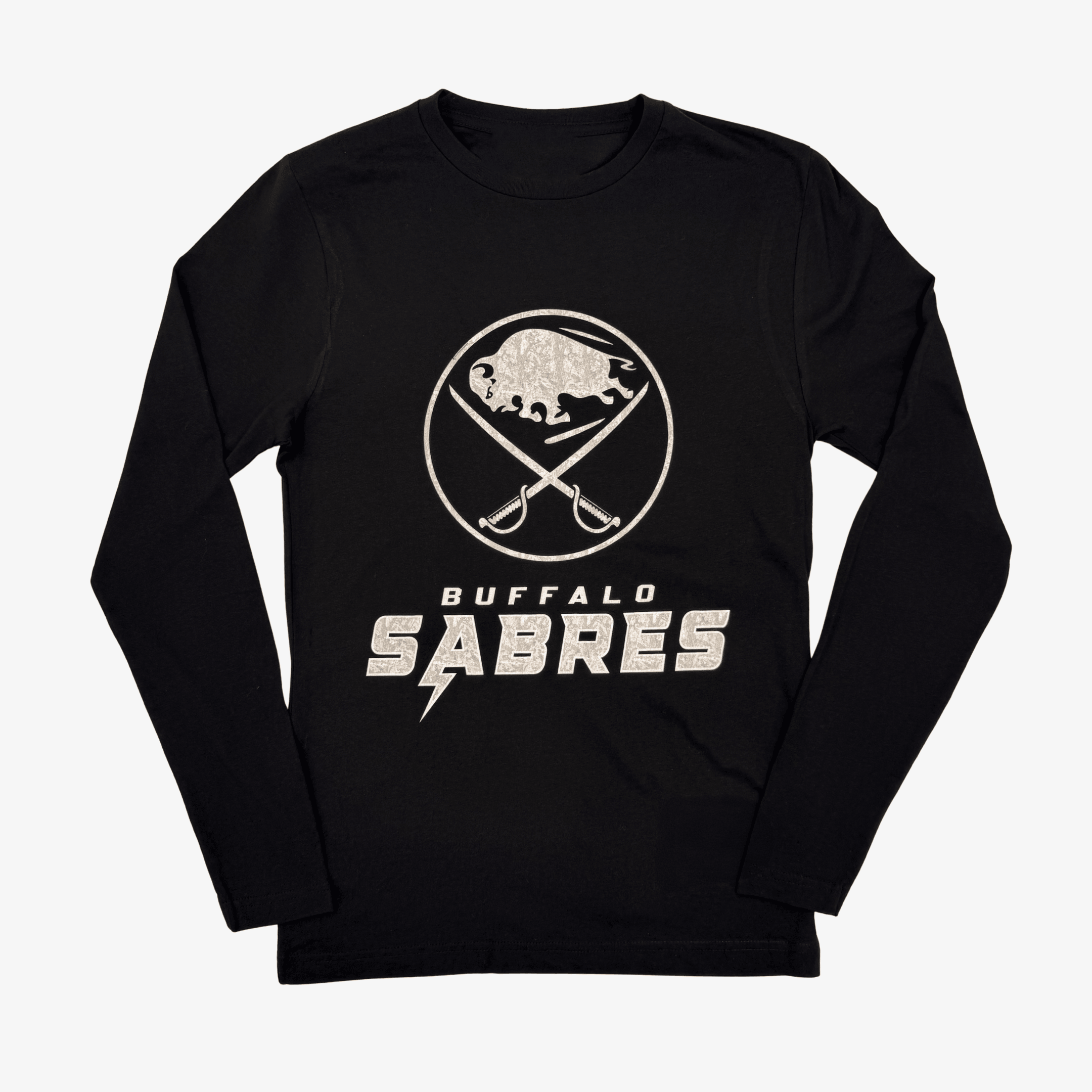 Mitchell And Ness Buffalo Sabres True Timber Long Sleeve Shirt Buffalo Sabres Apparel NHL Gifts For Fans