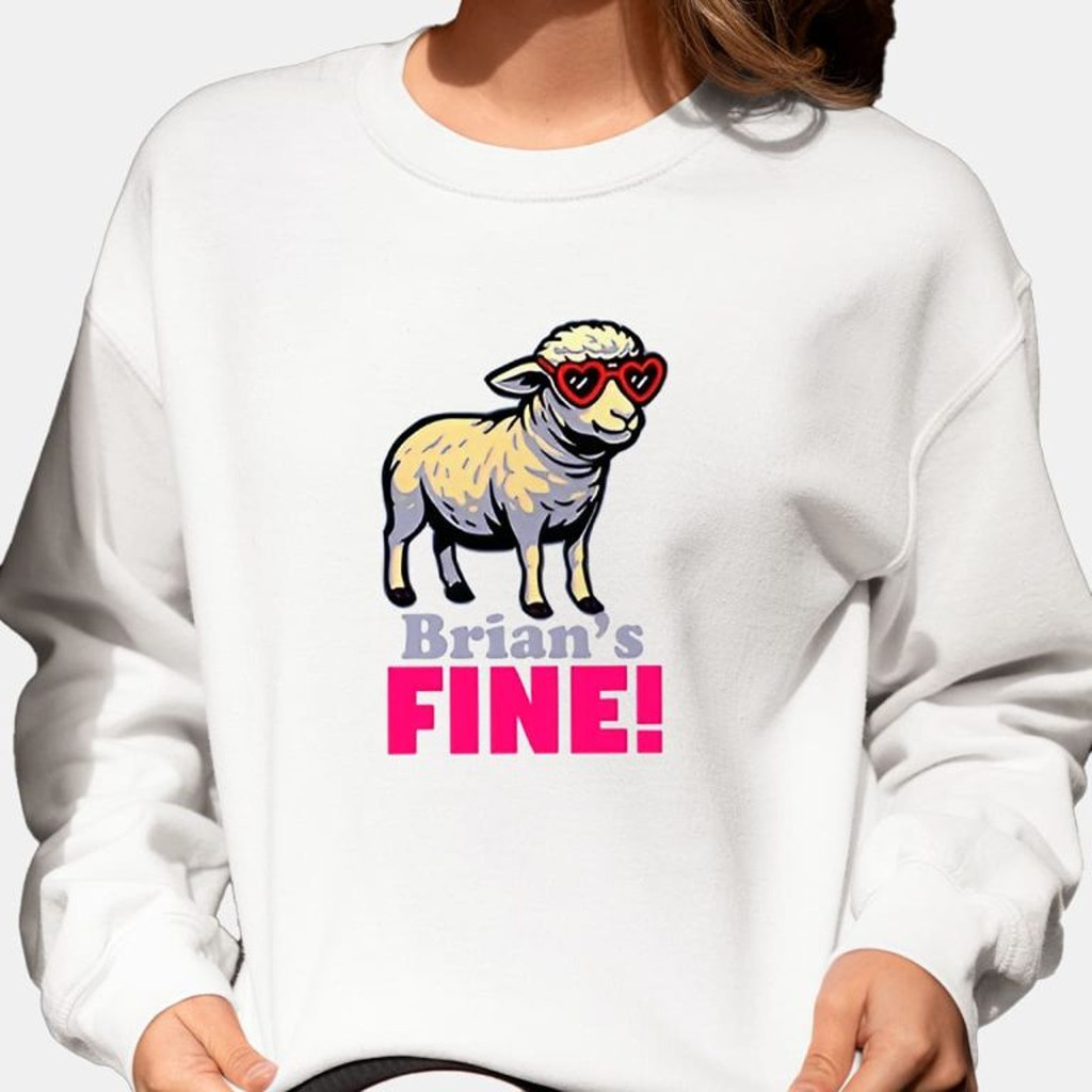 Mitchell Coombs Brian's Fine Sweatshirt Cute Gifts For Girlfriend Mitchell Coombs Brian's Fine Sweatshirt Cute Gifts For Girlfriend