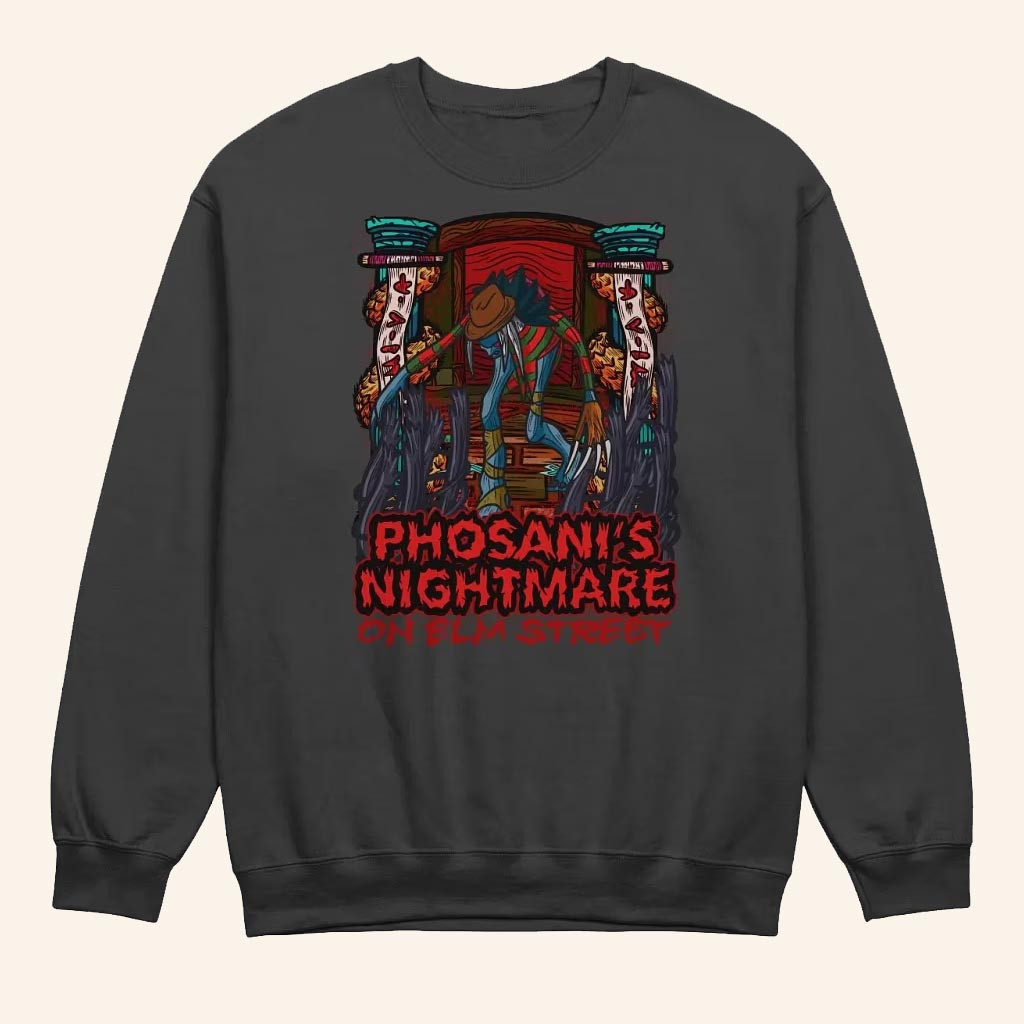 Mitchie Fox Merch Phosani's Nightmare On Elm Street Sweatshirt FOXES Merch Gifts For Son