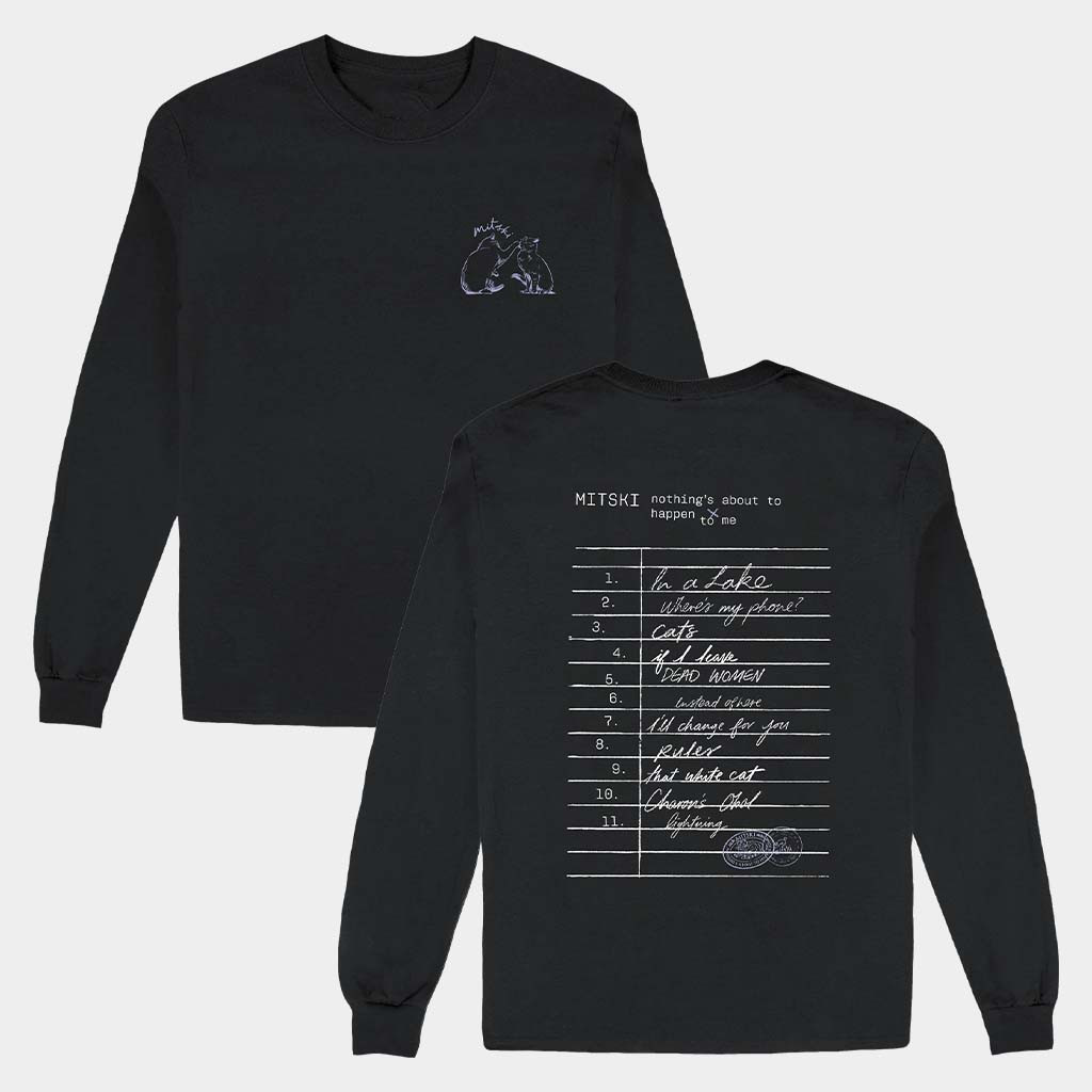 Mitski Merch Library Stamp Long Sleeve T-Shirt Mitski Shirt Gift Ideas For Music Lovers