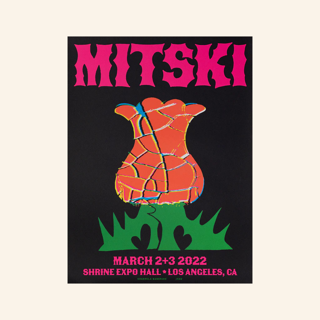 Mitski Merch Los Angeles March 2022 Poster Living Room Wall Decor Gifts For Fans Mitski Merch Los Angeles March 2022 Poster Living Room Wall Decor Gifts For Fans