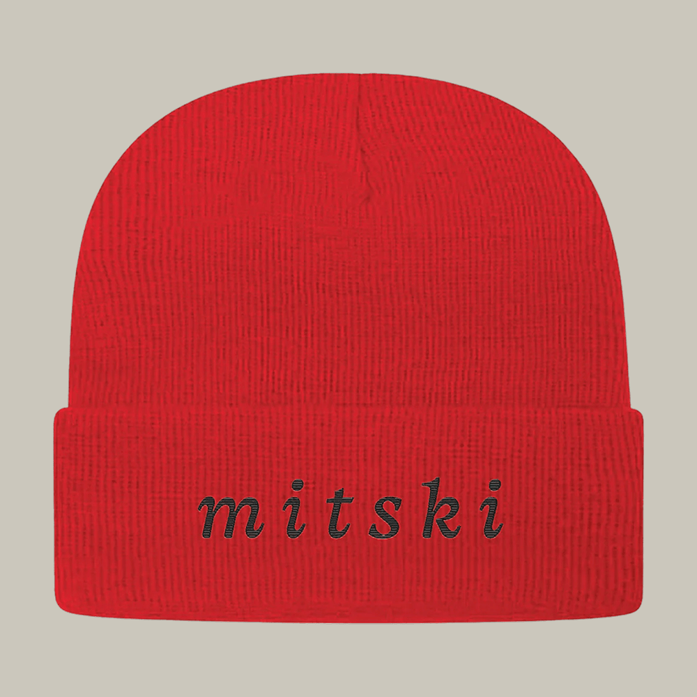 Mitski Text Beanie Trendy Clothes Rock Musician Mistki Merch Gift For Fans