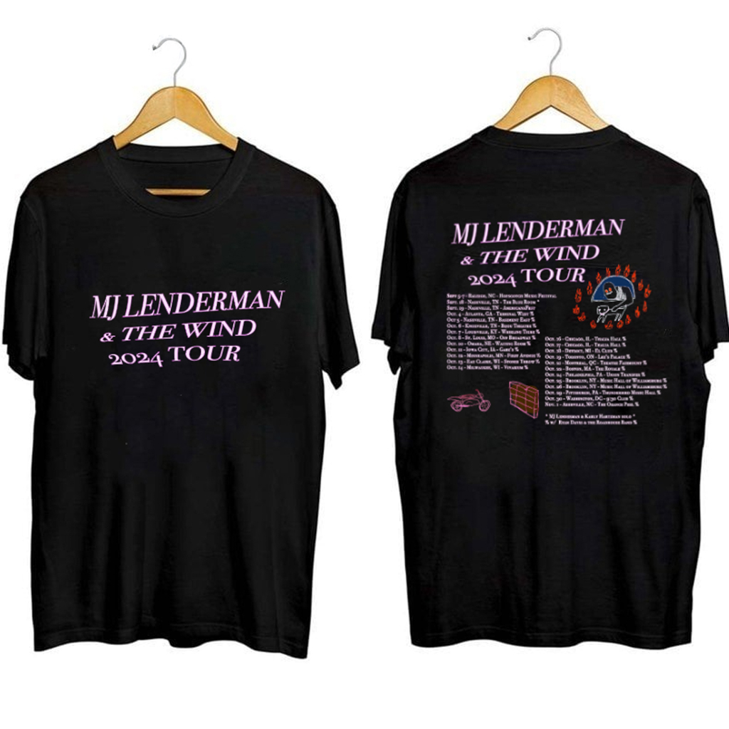MJ Lenderman And The Wind Tour 2024 Shirt MJ Lenderman Merch Best Gifts For Friends