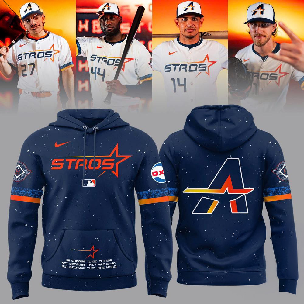 MLB Houston Astros 2025 City Connect The Next Frontier Hoodie Presents For Baseball Lovers