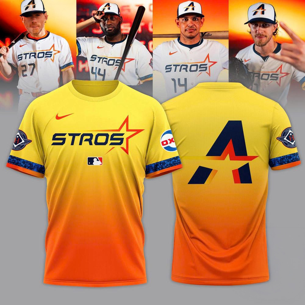 MLB Houston Astros 2025 City Connect The Next Frontier T-Shirt Baseball Lover Gift Ideas