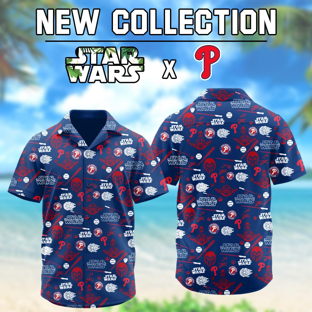 MLB Philadelphia Phillies x Star Wars Hawaii Shirt Baseball Lover Gift Ideas