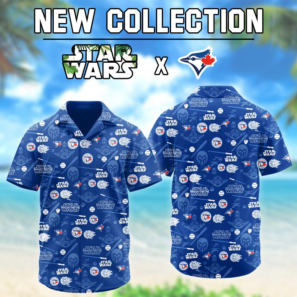 MLB Toronto Blue Jays x Star Wars Hawaiian Shirt Presents For Baseball Lovers