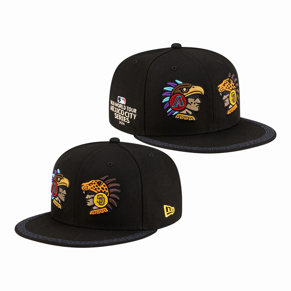 MLB World Tour Mexico City Series 2026 Snapback Hat Baseball Merch Best Gift For Brothers