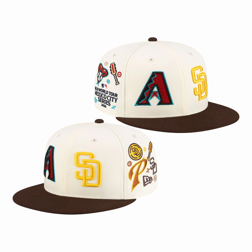 MLB World Tour Mexico City Series Snapback Hat Arizona Diamondbacks 2026 MLB World Tour Merch