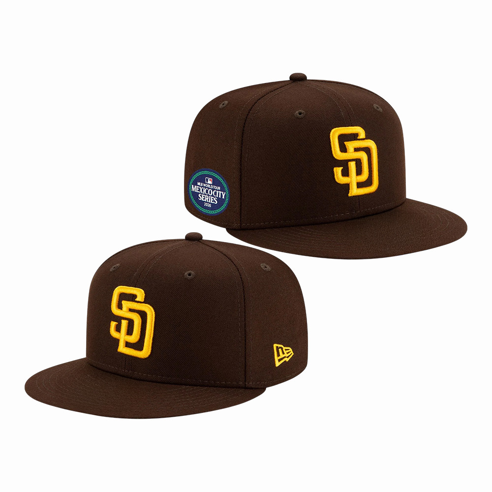 MLB World Tour Mexico City Series Snapback Hat Game Day Cap Baseball Gear For Him