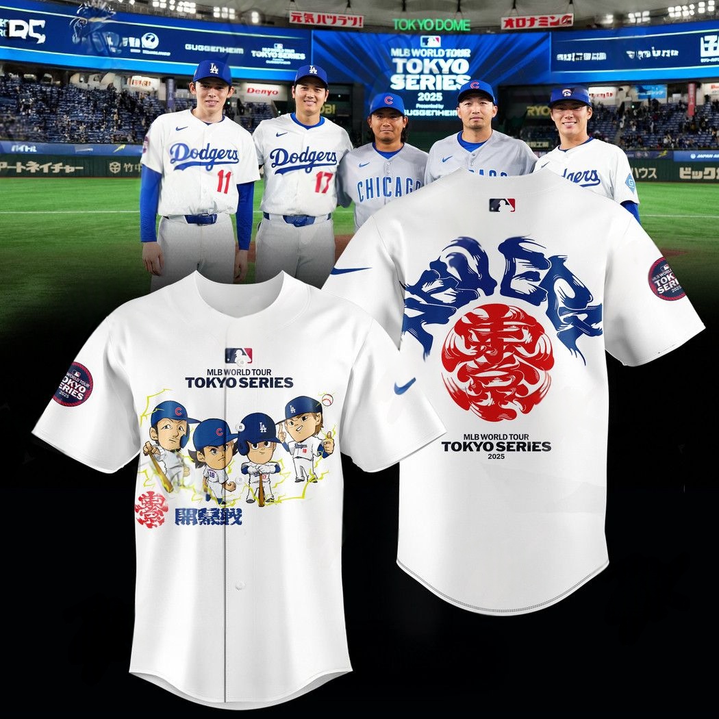 Mlb World Tour Tokyo Series 2025 Limited Edition Baseball Jersey White Baseball Best Gifts