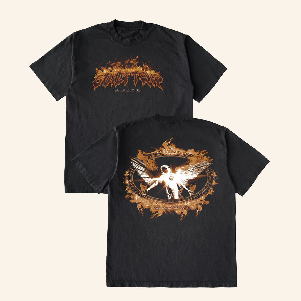 Mlvltd Merch Guilt Trip Burn T-Shirt Malevolence Merch Music Gift Ideas For Guys Mlvltd Merch Guilt Trip Burn T-Shirt Malevolence Merch Music Gift Ideas For Guys