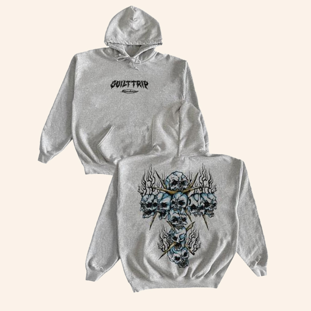 Mlvltd Merch Guilt Trip Skull Cross Hoodie Christmas Gifts For Father Mlvltd Merch Guilt Trip Skull Cross Hoodie Christmas Gifts For Father