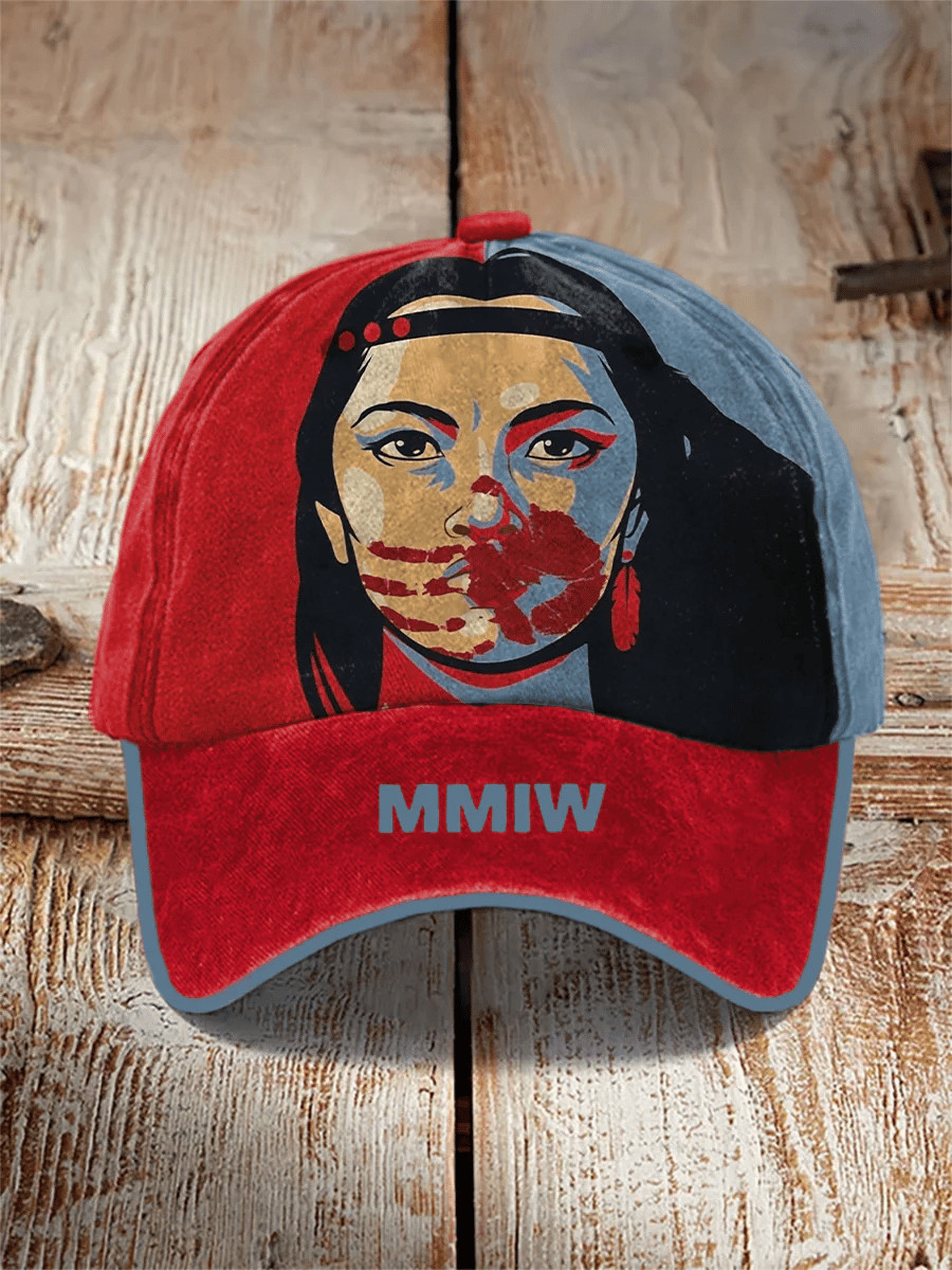 MMIW Awareness Indigenous Women Graphic Hat MMIW Awareness Cap Ferminist Supporter Gift