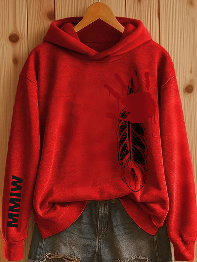 MMIW Awareness Native Heritage Hoodie MMIW Awareness Apparel Ferminist Supporter Gift