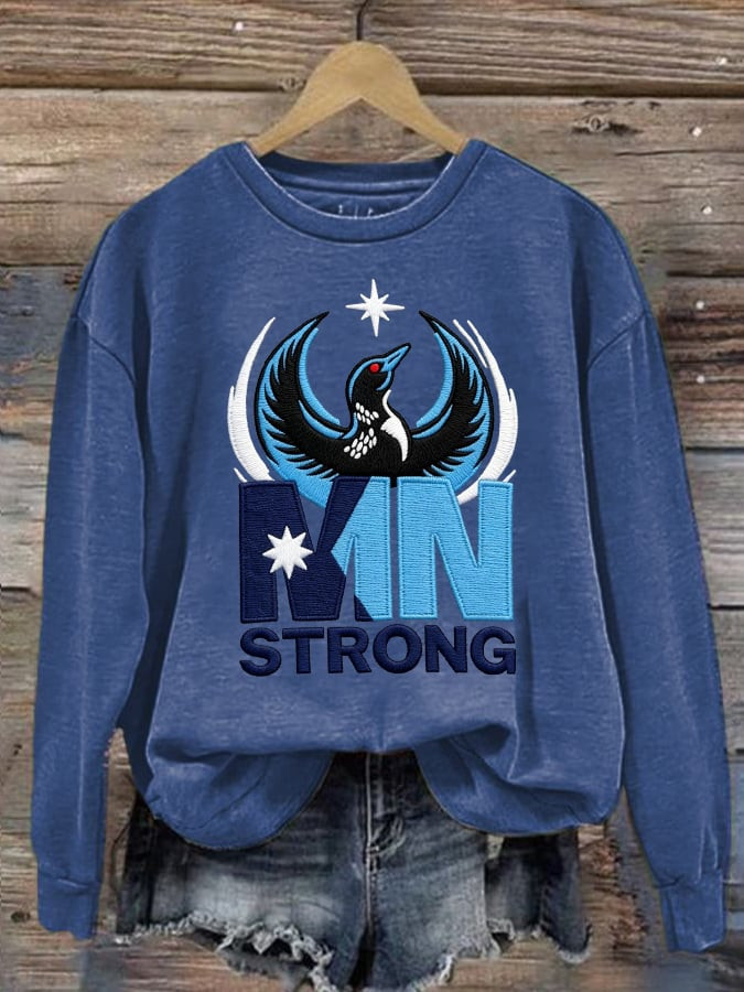 MN STRONG Sweatshirt Women's Resist Apparel Minnesota Rebel Alliance Sweatshirt Mom Gifts MN STRONG Sweatshirt Women's Resist Apparel Minnesota Rebel Alliance Sweatshirt Mom Gifts