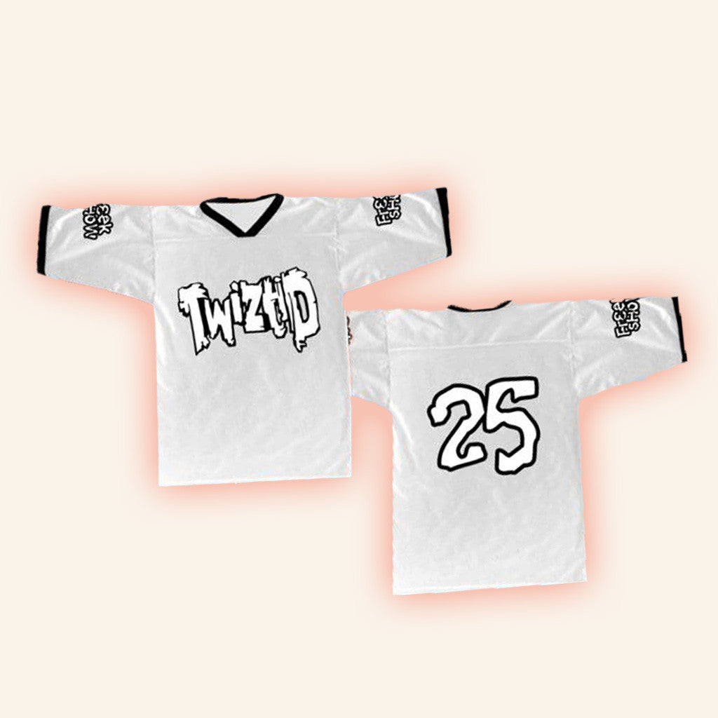 MNE Merch White And Black Freek Show Legacy Football Jersey Birthday Gift Ideas For Husband MNE Merch White And Black Freek Show Legacy Football Jersey Birthday Gift Ideas For Husband