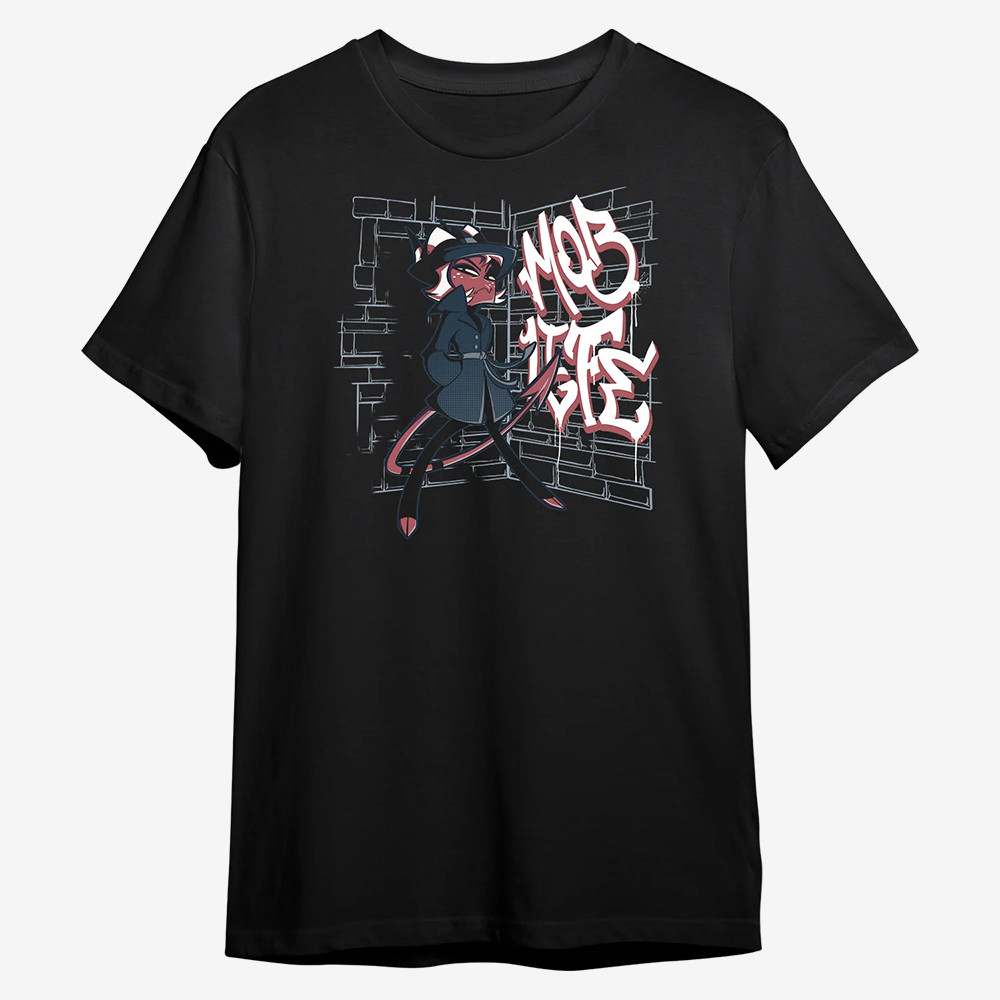 Mob Life Helluva Boss T-Shirt Helluva Boss Clothes Gift Ideas For Animation Lovers