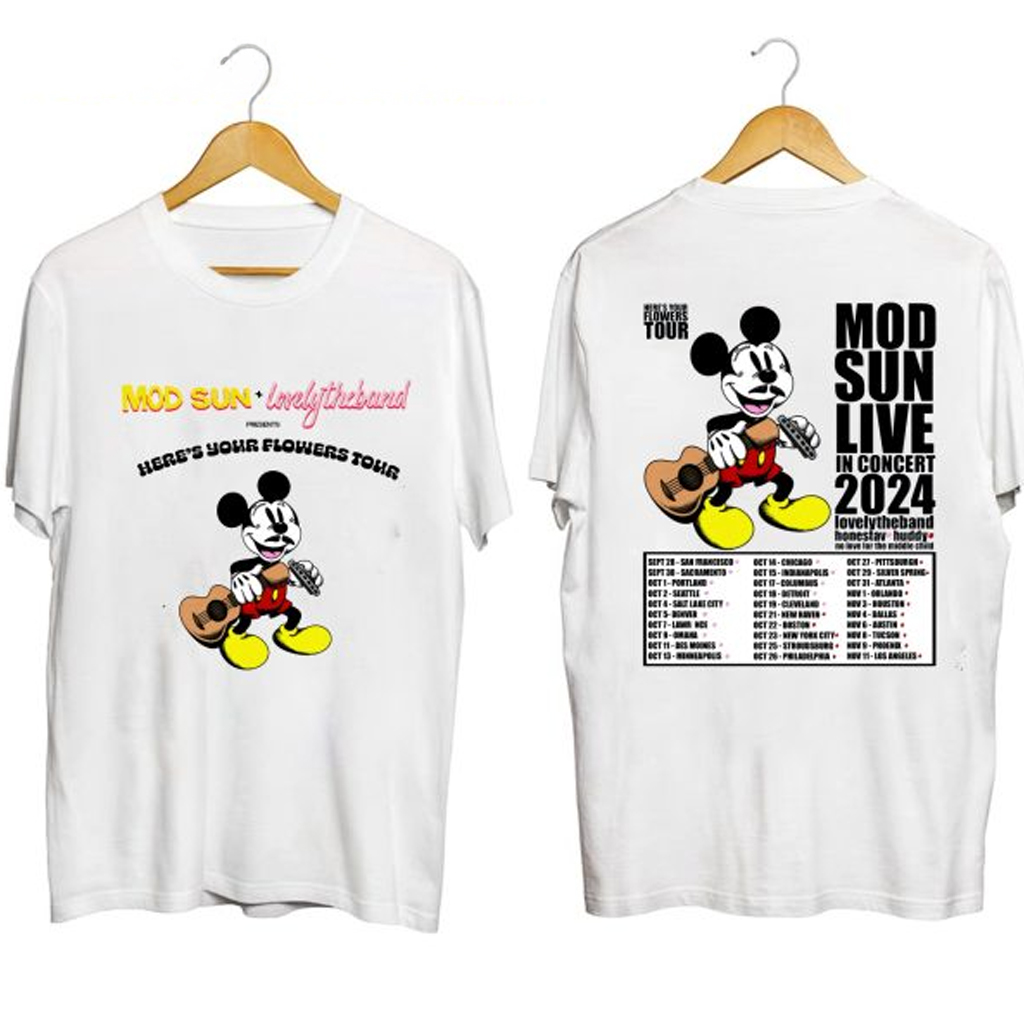 Mod Sun Here Is You Flowers Tour Shirt Mod Sun Merch Gifts Ideas For Sister