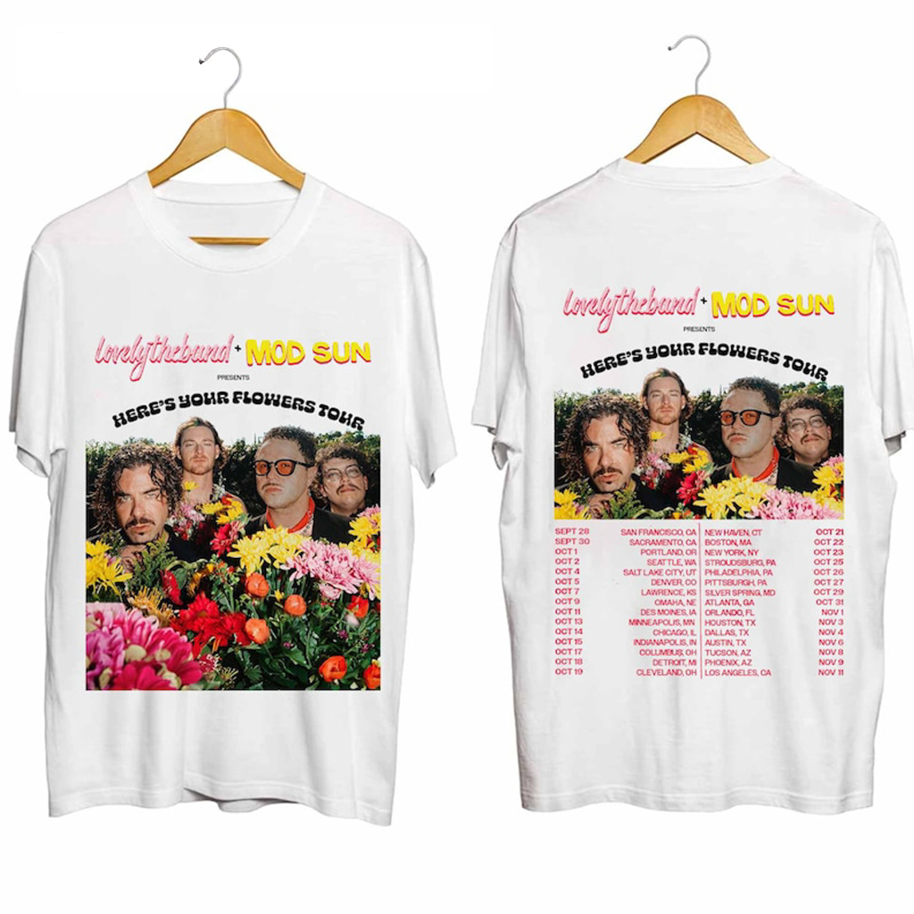 Mod Sun Here's Your Flowers Tour Shirt Mod Sun Merch Best Gifts For Music Lovers Mod Sun Here's Your Flowers Tour Shirt Mod Sun Merch Best Gifts For Music Lovers