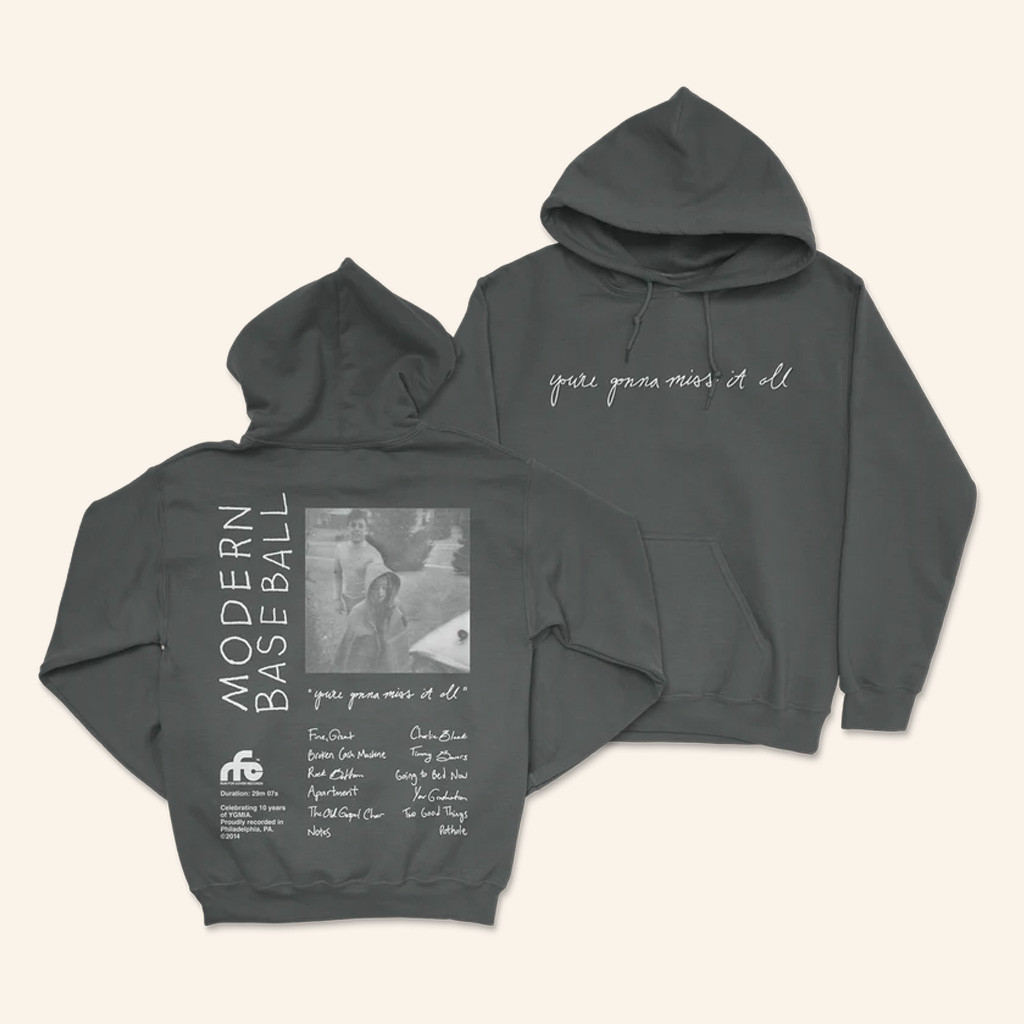 Modern Baseball Merch You're Gonna Miss It All Hoodie Cool Gifts For Music Lovers Modern Baseball Merch You're Gonna Miss It All Hoodie Cool Gifts For Music Lovers
