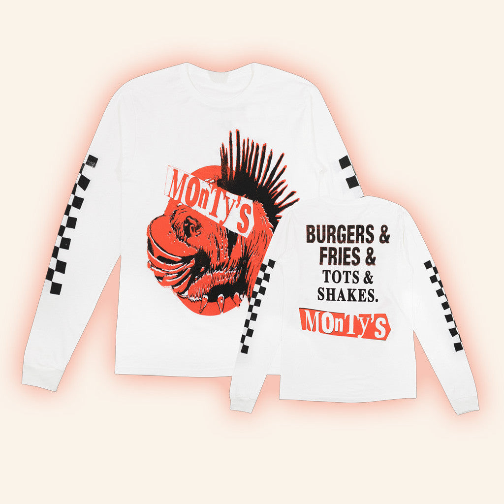 Mohawk Monty Burger And Fries Long Sleeve Shirt Birthday Ideas For Boyfriend Mohawk Monty Burger And Fries Long Sleeve Shirt Birthday Ideas For Boyfriend