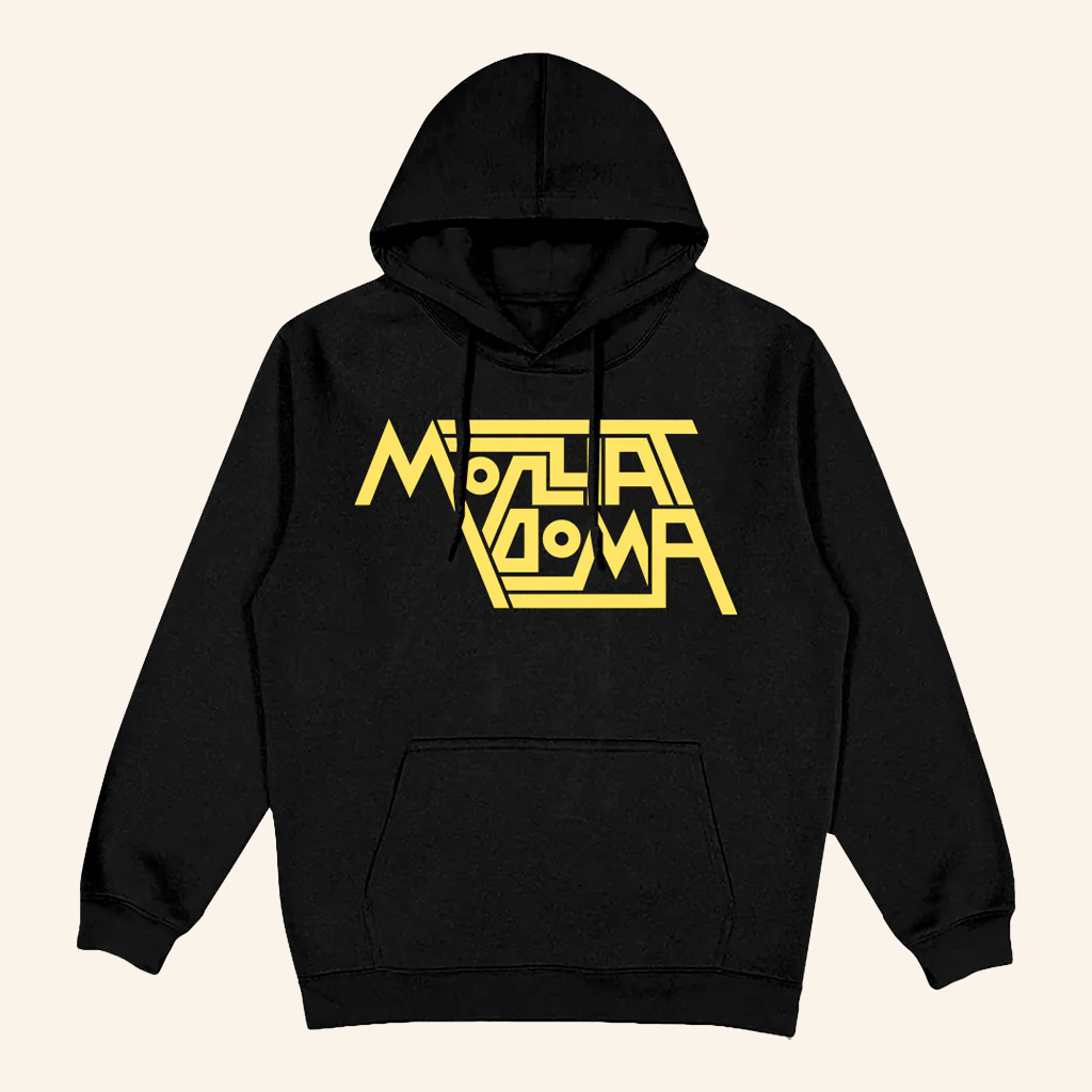 Molchat Doma Merch Classic Logo Black Hoodie Gifts For Band Lovers