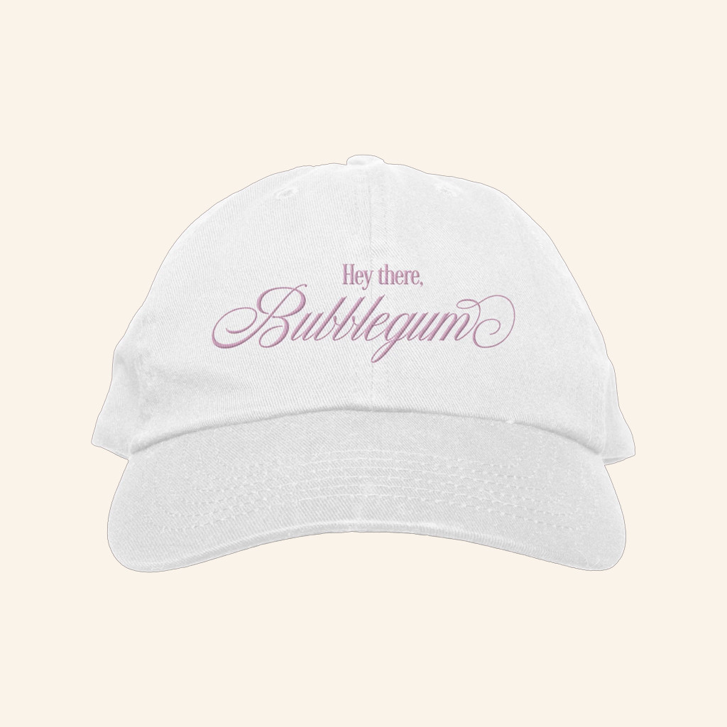 Molly Grace Merch Embroidered Hey There Bubblegum Hat Gifts For Music Lovers Molly Grace Merch Embroidered Hey There Bubblegum Hat Gifts For Music Lovers