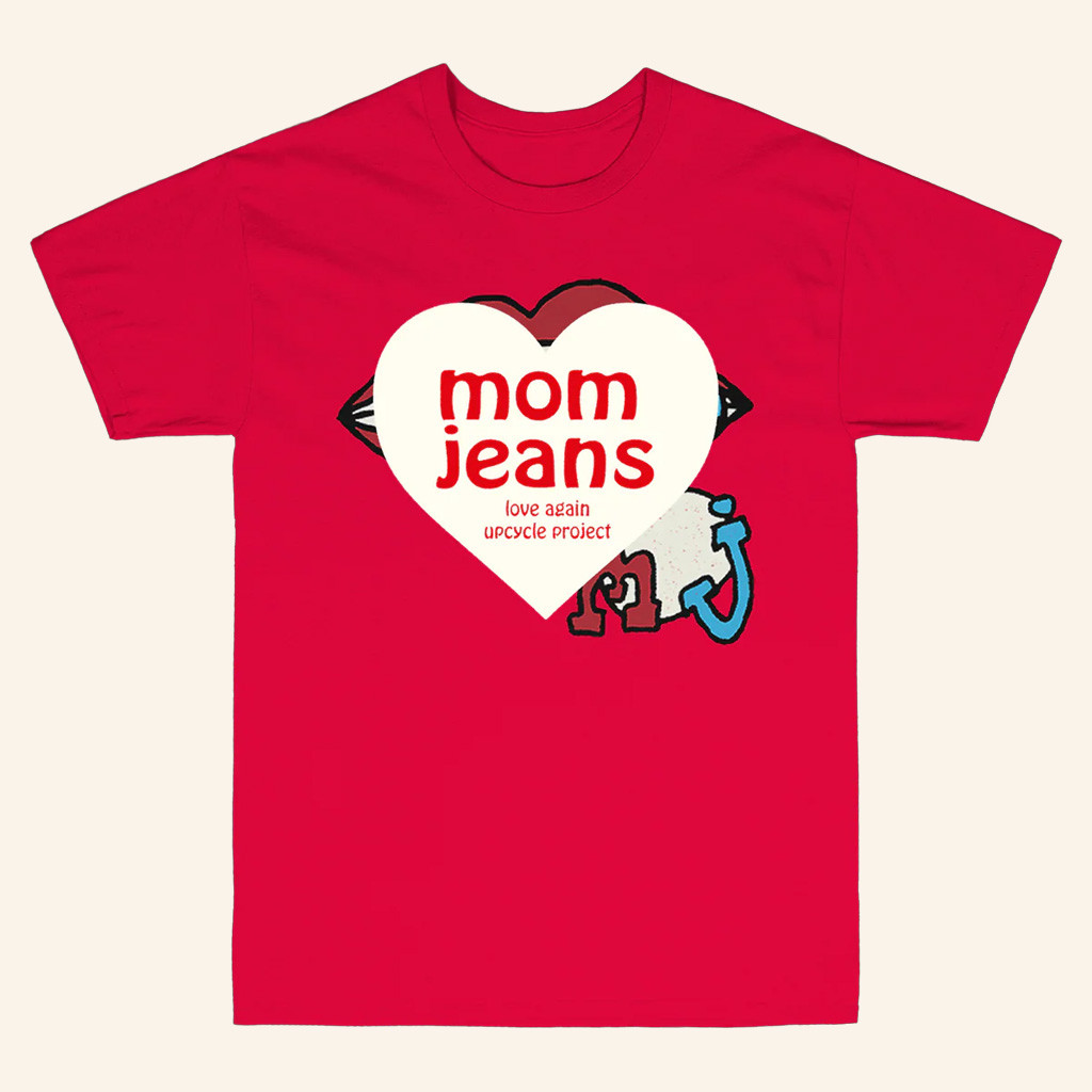 Mom Jeans Band Merch MJ Braces Upcycled T-Shirt Gift Ideas For Her Mom Jeans Band Merch MJ Braces Upcycled T-Shirt Gift Ideas For Her
