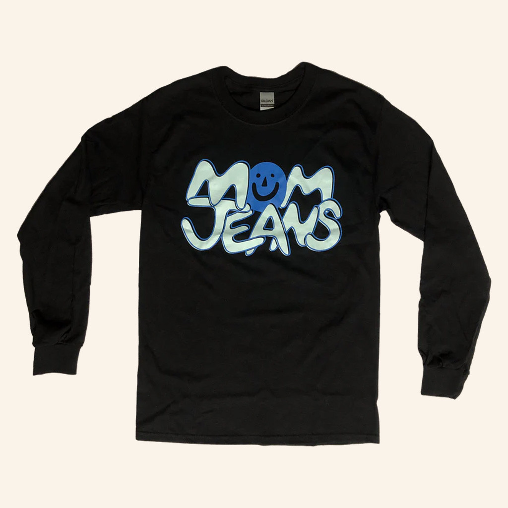Mom Jeans Band Merch MJ Smiley Long Sleeve T-Shirt Gifts For Best Friends Mom Jeans Band Merch MJ Smiley Long Sleeve T-Shirt Gifts For Best Friends