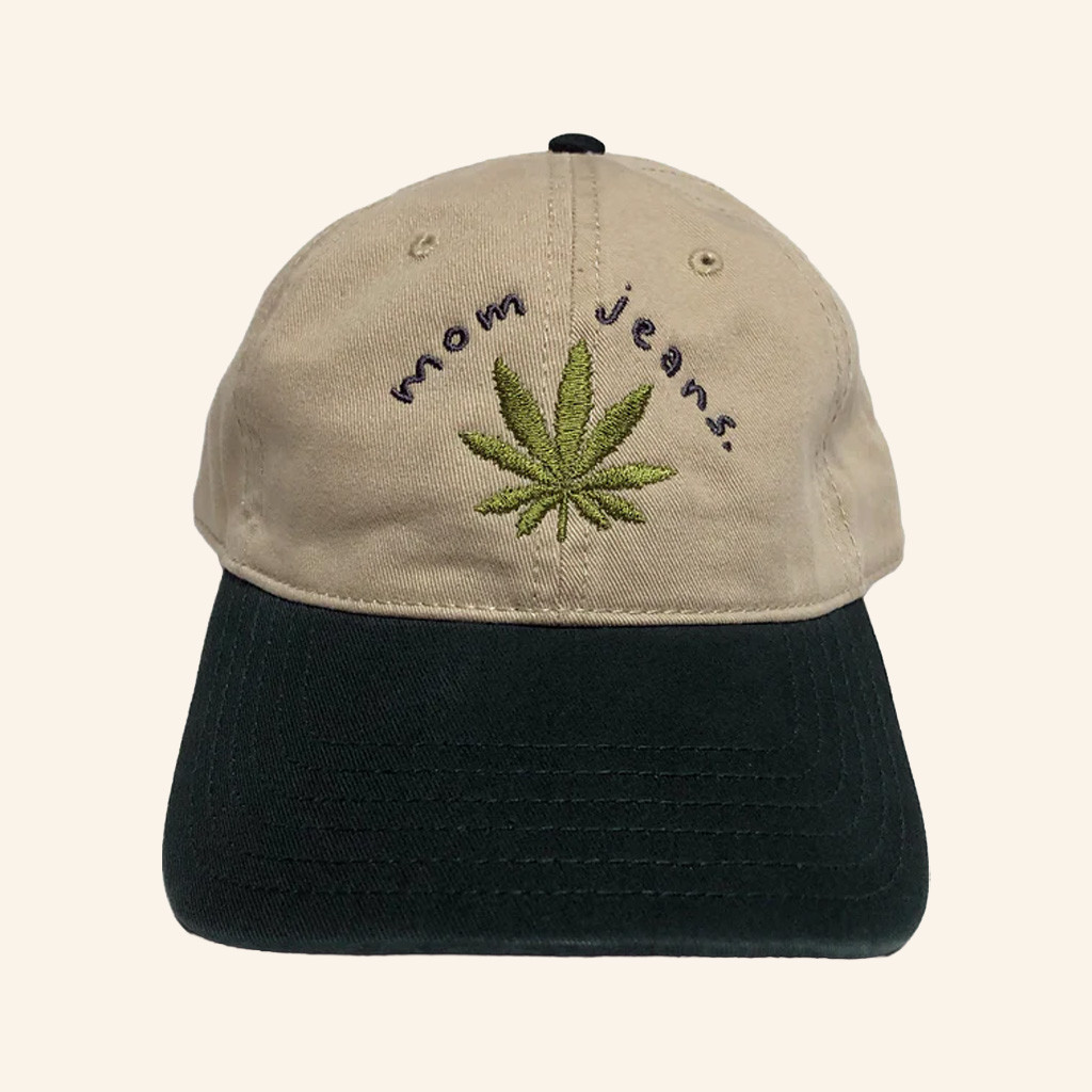 Mom Jeans Band Merch Mom Jeans Weed Hat Embroidered Gifts For Dad