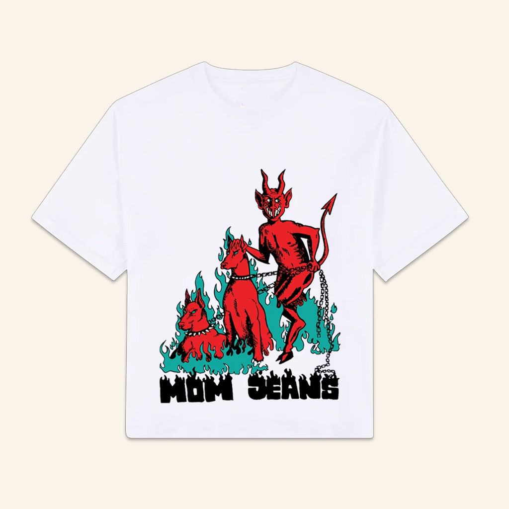 Mom Jeans Merch Devil Dog T-Shirt Christmas Gifts For Guys Mom Jeans Merch Devil Dog T-Shirt Christmas Gifts For Guys