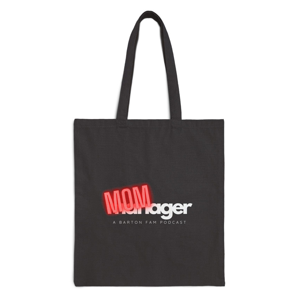 MOMager Merch MOMager A Barton Fam Podcast Tote Bag Gifts For Sisters