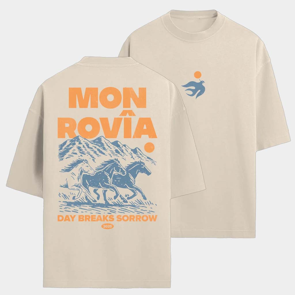 Mon Rovia Merch Day Breaks Sorrow T-Shirt Gifts For Music Enthusiasts