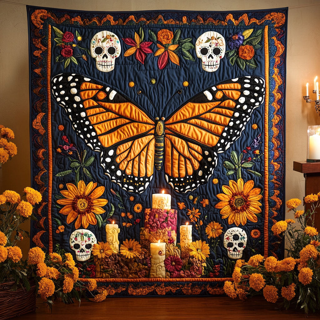 Monarch Memory Quilt Blanket Winter Blanket Butterfly Gifts For Friends