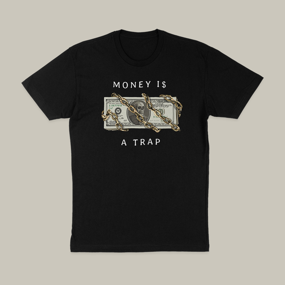 Money Is A Trap Gfp T-Shirt Gabe Farrell Productions Merch Present For Husband