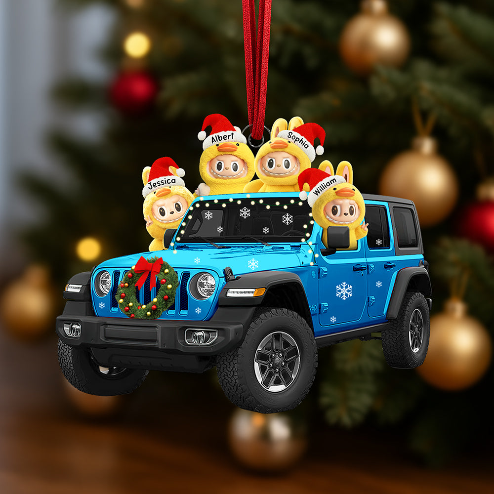 Monster Duck Off-road Christmas Ornament, Personalized Gifts For Off-road Lovers - Holiday Tree Decoration Gift