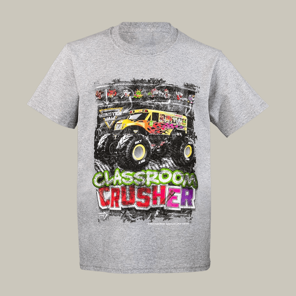 Monster Jam Classroom Crusher T-Shirt Monster Jam Clothes Cool Gifts For Him