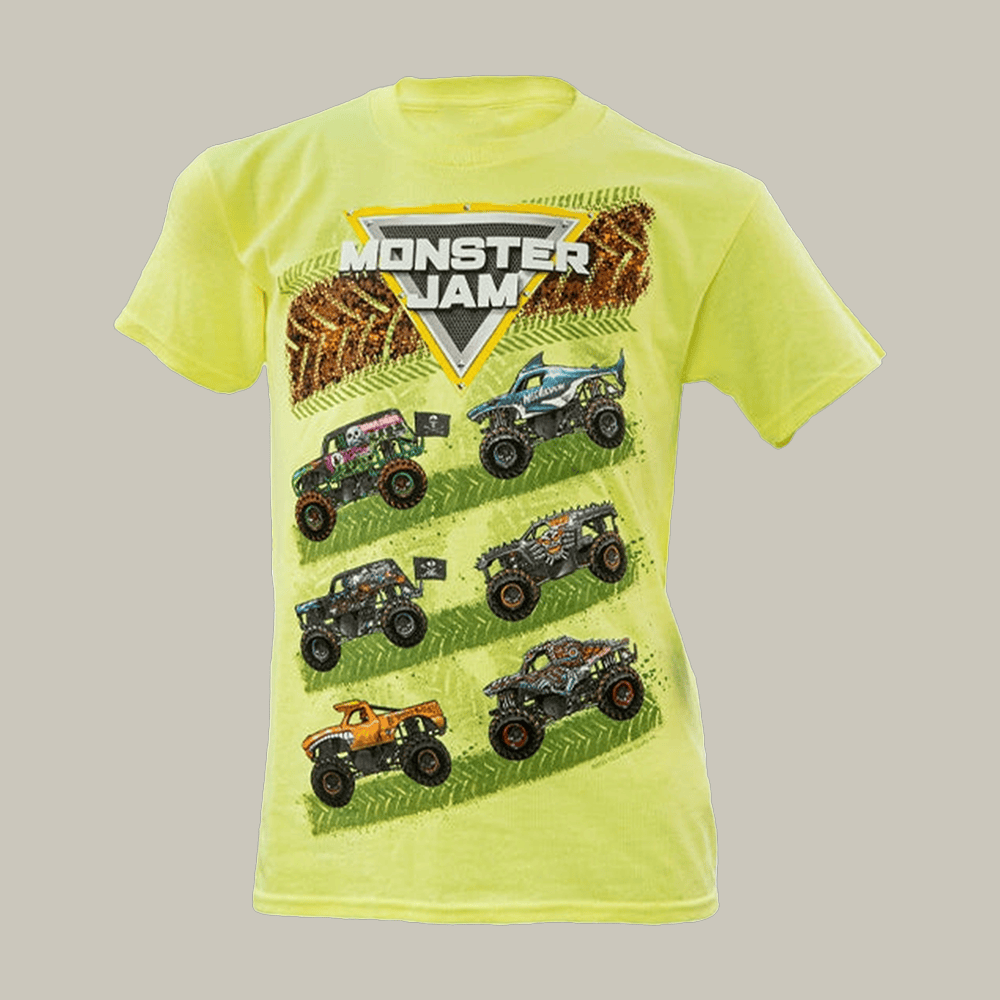 Monster Jam Neon Green T-Shirt Monster Jam Trendy Clothes Good Gifts For Him