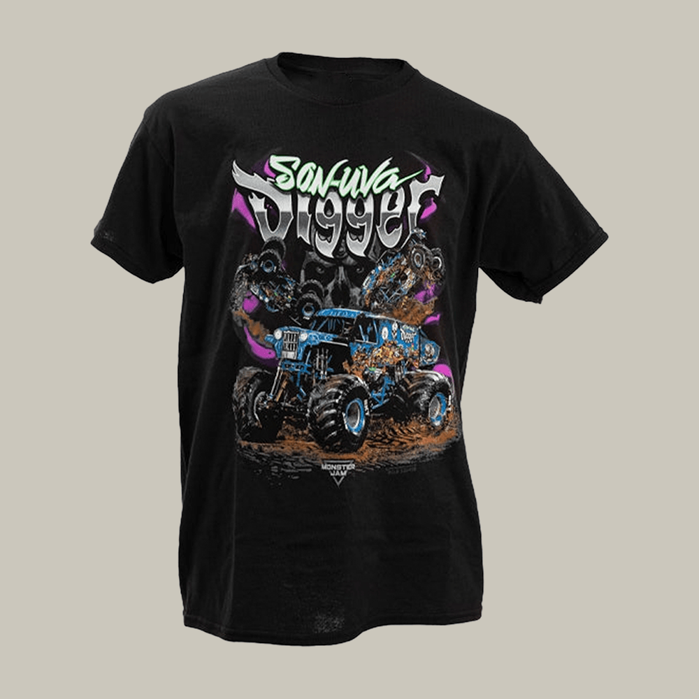 Monster Jam Son-Uva Digger T-Shirt Trendy Clothes Monster Jam Gifts For Him