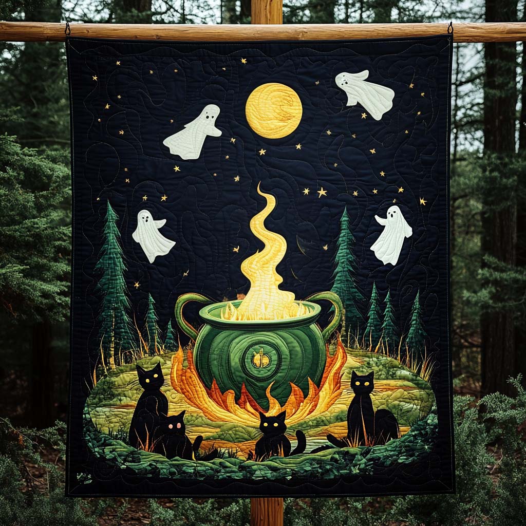 Monster Mash Quilted Blanket Unique Halloween Gifts