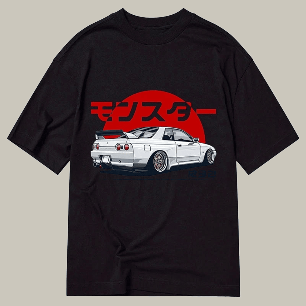 Monster Skyline R32 Gtr Classic T-Shirt Japanese Art Shirt Funny Meme Shirt Gifts