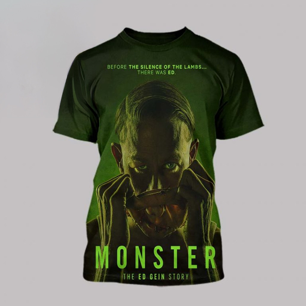 Monster The Ed Gein Story Movie 2025 Before The Silence Of The Lambs T-Shirt Gifts For Fans Monster The Ed Gein Story Movie 2025 Before The Silence Of The Lambs T-Shirt Gifts For Fans