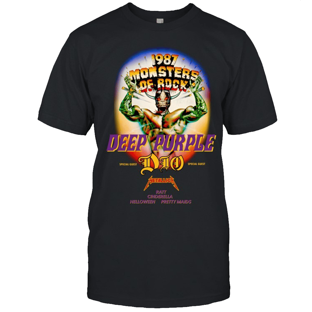 Monsters Of Rock Merch 1987 Monsters Of Rock Shirt Father's Day Presents For Son Monsters Of Rock Merch 1987 Monsters Of Rock Shirt Father's Day Presents For Son