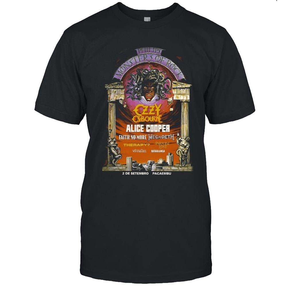 Monsters Of Rock Merch Alice Cooper T-Shirt Father's Day Gifts For Husband Monsters Of Rock Merch Alice Cooper T-Shirt Father's Day Gifts For Husband