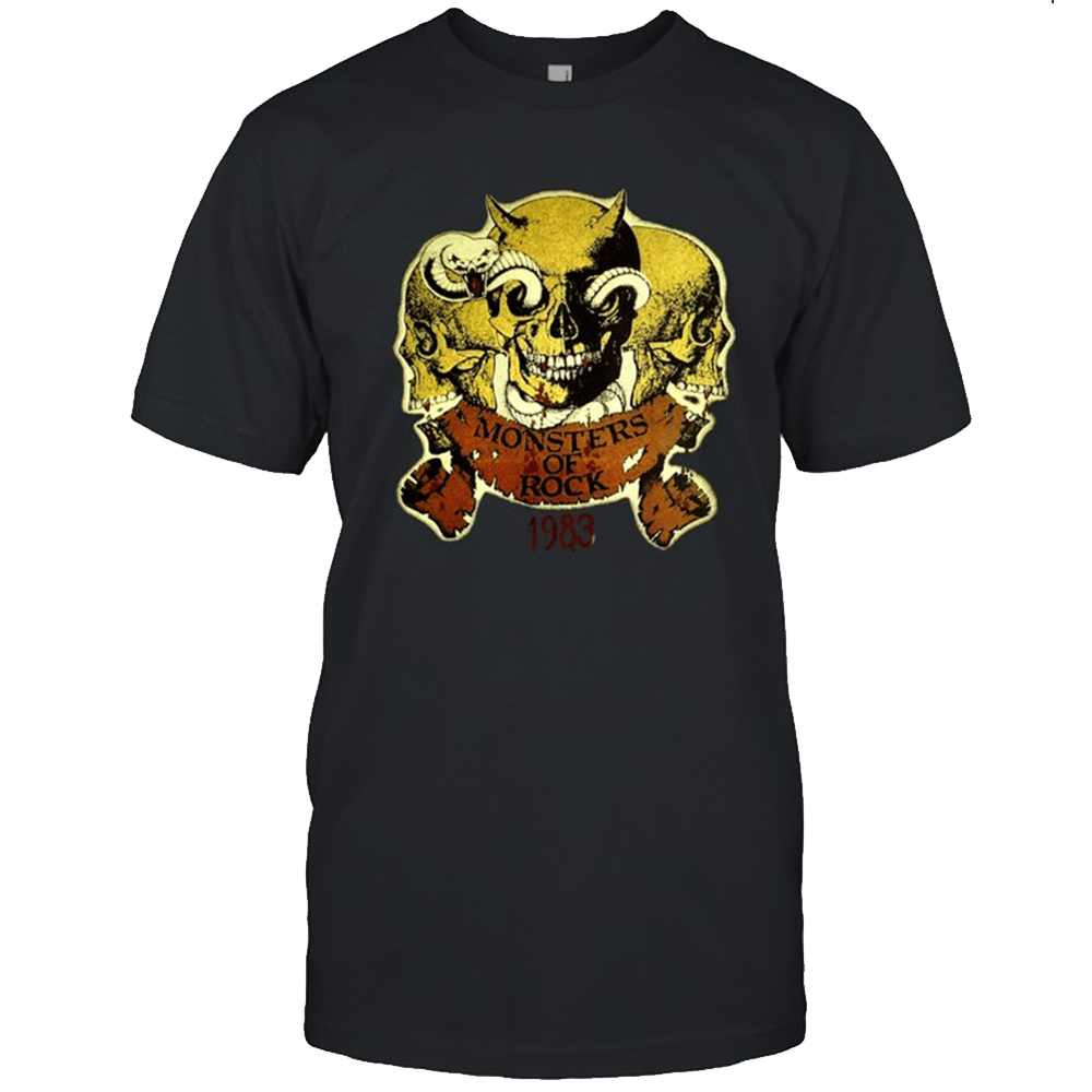 Monsters Of Rock Merch Monsters Of Rock 1983 T-Shirt First Fathers Day Gift Monsters Of Rock Merch Monsters Of Rock 1983 T-Shirt First Fathers Day Gift